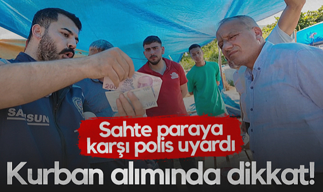 Kurbanlık Alımında Dikkat! Sahte Paraya Karşı Polis Uyardı...