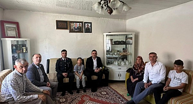 Ladik’te Kaymakamdan Şehit Ailelerine Bayram Ziyareti