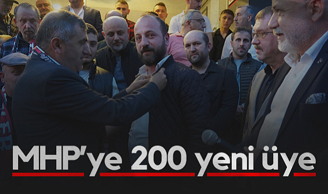 Samsun'da MHP'ye 200 Yeni Üye Katıldı