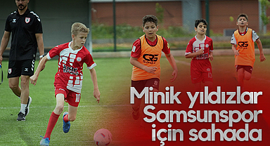 Minik Yıldızlar Samsunspor İçin Sahada