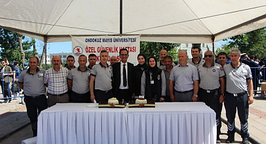 OMÜ'de Özel Güvenlik Haftası Kutlandı