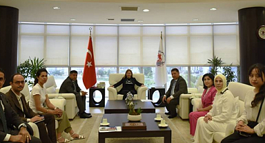 Özbekistan Heyeti OMÜ’yü Ziyaret Etti