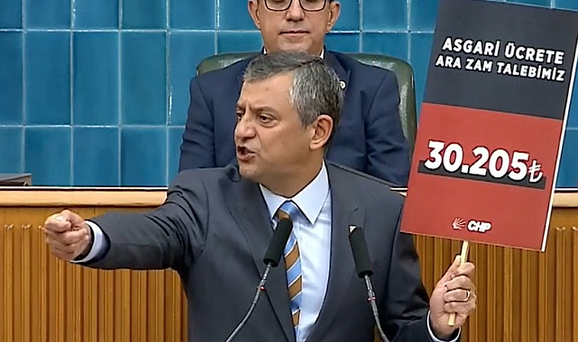 Özgür Özel'den Asgari Ücret İçin Net Rakam: 30 Bin 205 Lira Olmalı