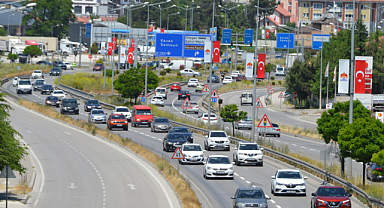 Samsun-Ankara Yolunda Dönüş Yoğunluğu