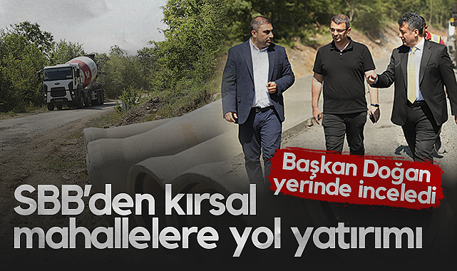 Samsun Büyükşehir’den Kırsal Mahallelere Yol Yatırımı