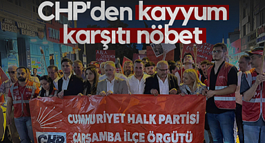 Samsun CHP'den Kayyum Karşıtı Nöbet