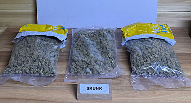 Samsun’da 1,5 Kilo Skunk Ele Geçirildi