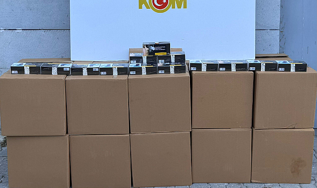 Samsun'da 200 Bin Kaçak Makaron Ele Geçirildi! Bir Gözaltı