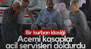 Samsun’da Acemi Kasaplar Acil Servisleri Doldurdu