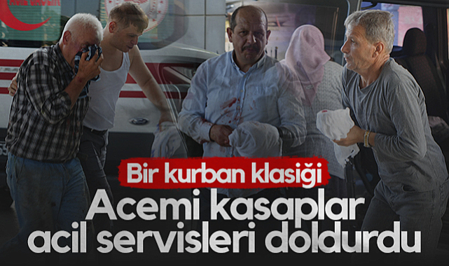 Samsun’da Acemi Kasaplar Acil Servisleri Doldurdu