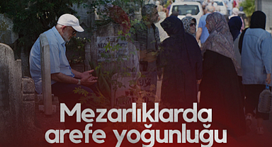 Samsun’da Arefe Günü Mezarlıklar Doldu Taştı