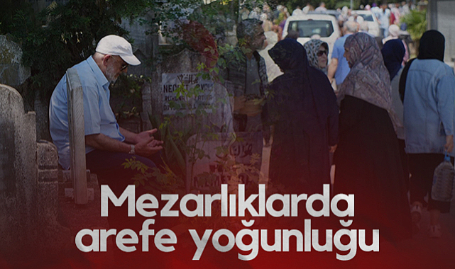 Samsun’da Arefe Günü Mezarlıklar Doldu Taştı