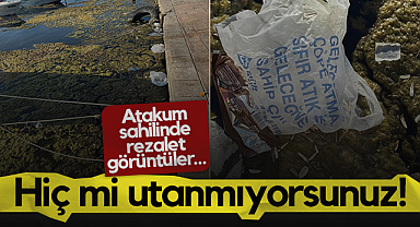 Samsun'da Atakum Sahilinde Rezalet Görüntüler
