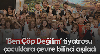 Samsun'da Ben Çöp Değilim Tiyatrosu Çocuklara Çevre Bilinci Aşıladı