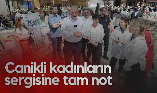  Samsun'da Canikli Kadınların Sergisine Tam Not
