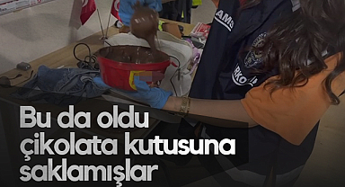 Samsun'da Çikolataya Gizlenmiş Uyuşturucu Ele Geçti
