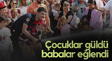 Samsun'da Çocuklar Güldü Babalar Eğlendi