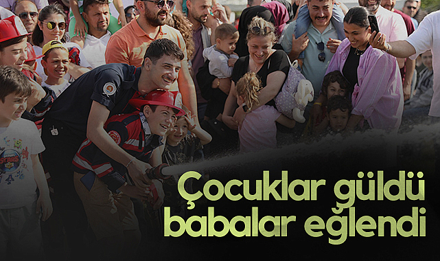 Samsun'da Çocuklar Güldü Babalar Eğlendi