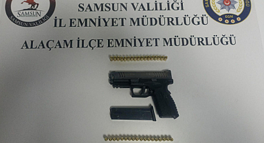 Samsun’da Düğünde Ruhsatsız Silah Ele Geçirildi