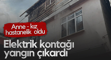 Samsun'da Ev Yangını: Anne ve Kızı Hastanelik Oldu