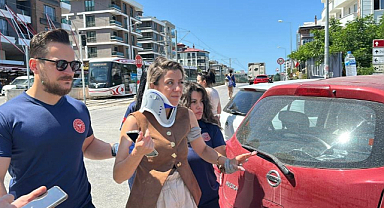 Samsun'da İki Otomobil Kavşakta Çarpıştı: 1 Yaralı