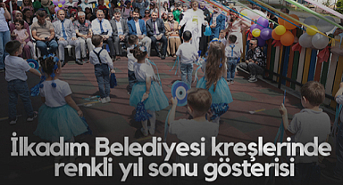 Samsun'da İlkadım Belediyesi Kreşlerinde Renkli Yıl Sonu Gösterisi