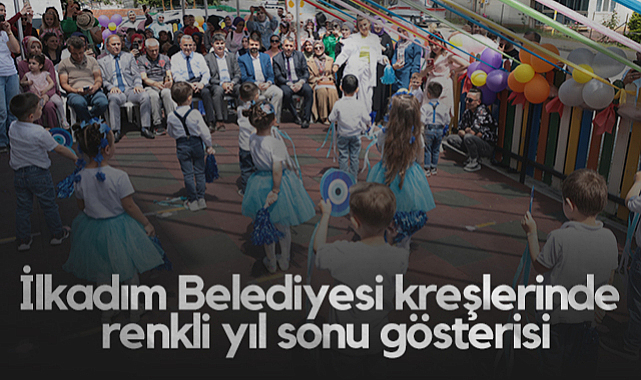 Samsun'da İlkadım Belediyesi Kreşlerinde Renkli Yıl Sonu Gösterisi