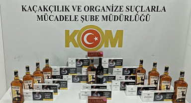 Samsun’da Kaçak İçki ve Sigara Operasyonu: 2 Gözaltı