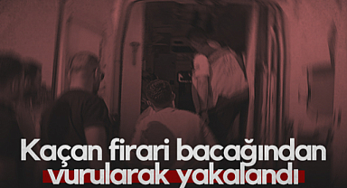 Samsun’da Kaçan Firari Bacağından Vurularak Yakalandı