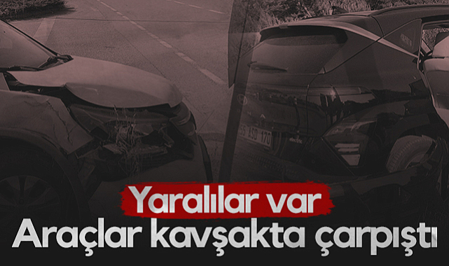 Samsun'da Kavşakta Araçlar Çarpıştı! Yaralılar Var...
