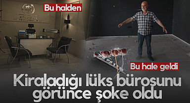 Samsun’da Kiraya Verdiği Ofisi Görünce Şok Yaşadı: Köpek Beslenmiş, Kapılar Sökülmüş