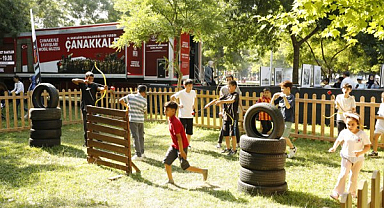 Samsun’da Kültür Yolu Festivali’nde Çocuklara Şenlik