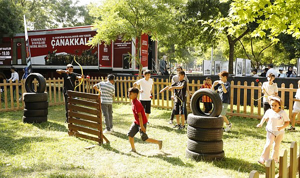 Samsun'da Kültür Yolu Festivali'nde Çocuklara Şenlik