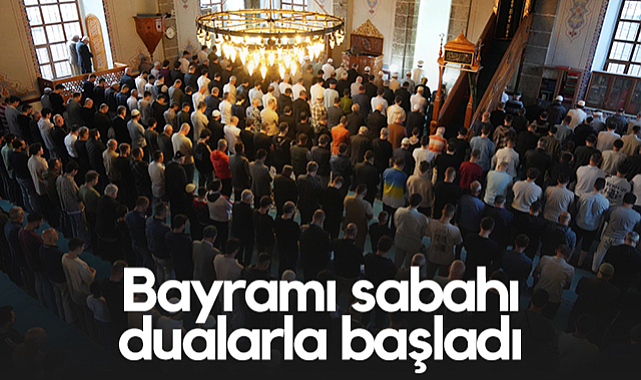 Samsun'da Kurban Bayramı Sabahı Dualarla Başladı