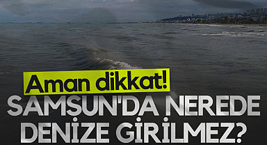 Samsun'da Nerede Denize Girilmez?