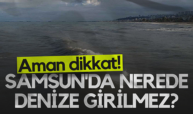 Samsun'da Nerede Denize Girilmez?
