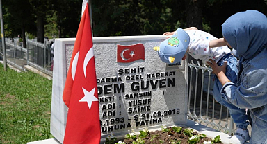 Samsun'da Şehitliklerde Hüzün, Mezarlıklarda Yoğunluk