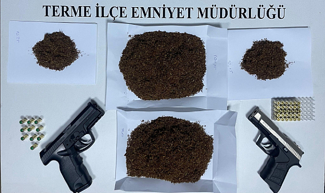 Samsun'da Silah ve Uyuşturucu Operasyonu: 6 Gözaltı