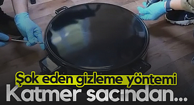 Samsun'da Şok Eden Gizleme Yöntemi: Katmer Sacından Tabanca ve Mermi Çıktı