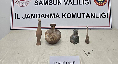 Samsun’da Tarihi Eser Operasyonu: 2 Kişi Gözaltında