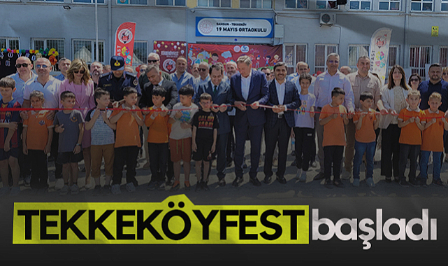Samsun'da TEKKEKÖYFEST Coşkusu Başladı