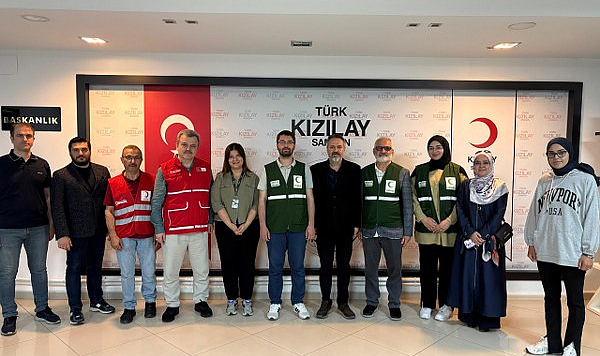 Samsun'da Yeşilaydan Kızılaya Ziyaret