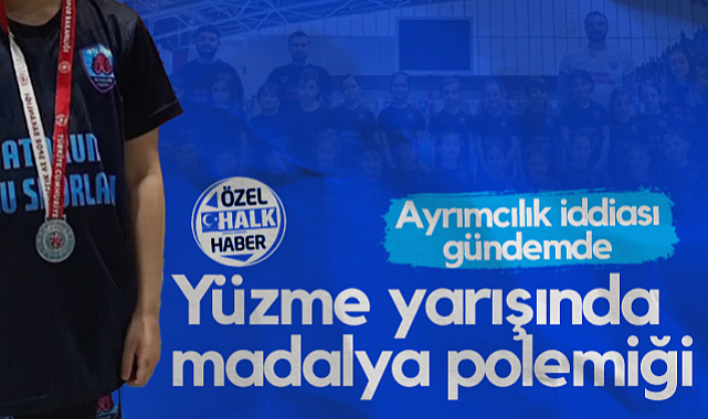 Samsun'da Yüzme Yarışında Madalya Polemiği! Ayrımcılık İddiası Gündemde...