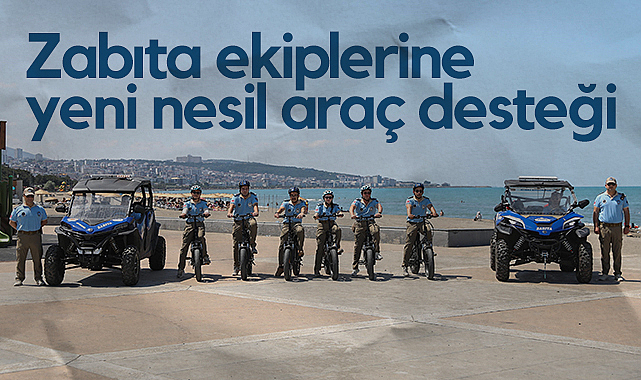 Samsun'da Zabıta Ekiplerine Yeni Nesil Araç Desteği