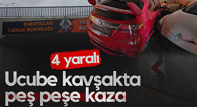 Samsun'daki Ucube Kavşakta 30 Dakikada 2 Kaza: 4 Kişi Yaralandı
