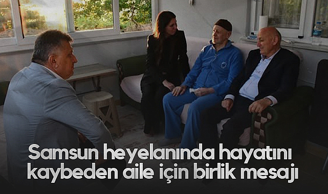 Samsun Heyelanında Hayatını Kaybeden Aile İçin Birlik Mesajı