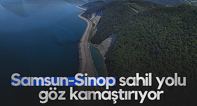 Samsun-Sinop Sahil Yolu Göz Kamaştırıyor