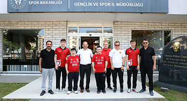 Samsun Spor İl Müdürü Dereci’den Milli Sporculara Moral Ziyareti