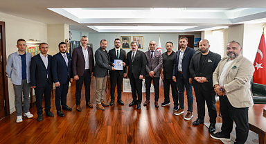 Samsun Valisi Tavlı'ya Yeşilay'dan Onursal Başkanlık Unvanı