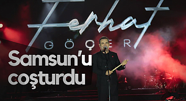 Samsunlular Ferhat Göçer’in Şarkılarıyla Coştu